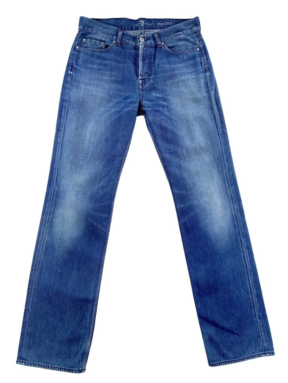 7 For All Mankind Standard Straight Leg Jeans 33